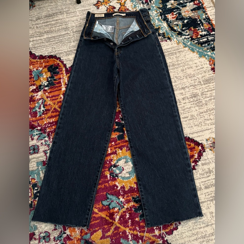 Dark Wash Wide Leg Women’s Jeans